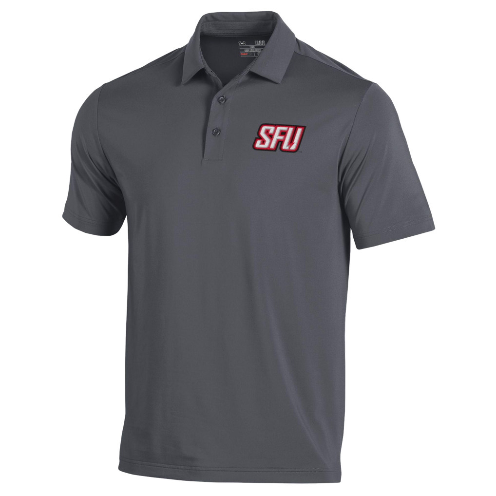  Saint Francis Red Flash Under Armour Performance Playoff Polo - Gray